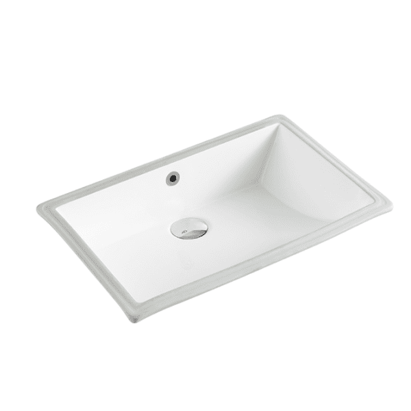 UNICASA NUE-52 NUE UNDERMOUNT RECTANGULAR BASIN GLOSS WHITE