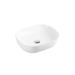 UNICASA EVEA-47 EVEA ABOVE COUNTER ROUND EDGED RECTANGLE BASIN GLOSS WHITE