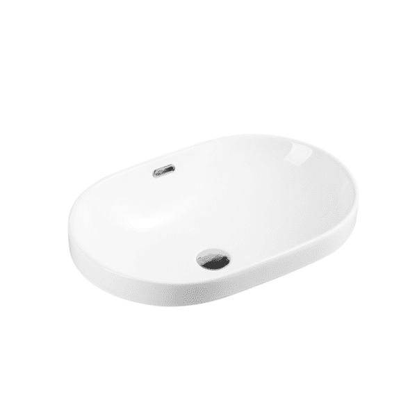 UNICASA COSY-60 COSY INSERT ROUND EGDE BASIN GLOSS WHITE