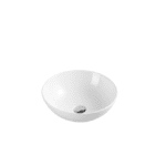 UNICASA SPIN 40 SPIN ABOVE COUNTER ROUND BASIN GLOSS WHITE