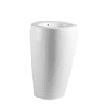 UNICASA ZENTO-55 ZENTO FREE-STANDING OVAL BASIN GLOSS WHITE
