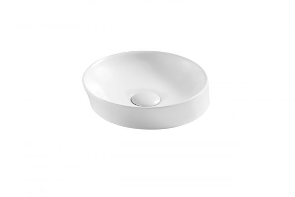 UNICASA SPIN-34B SPIN COUNTER TOP ROUND BASIN (GLOSS WHITE)