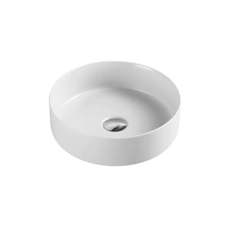 UNICASA SA-34-MW SASSO ABOVE COUNTER ROUND BASIN MATTE WHITE