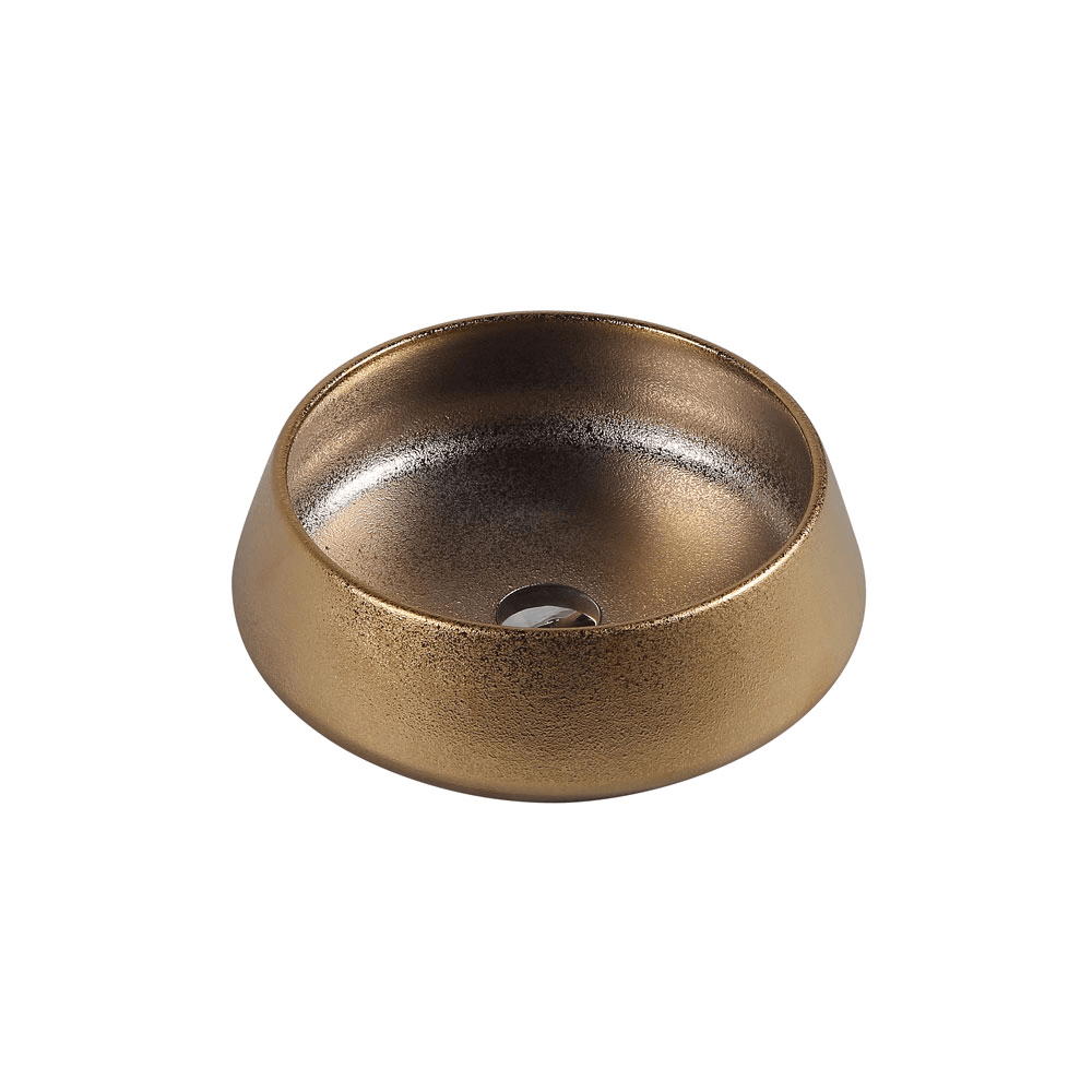21052018_50314_PM_TR-70-AG_tn UNICASA TR-70-AG TRIER COUNTER TOP CIRCULAR BASIN ART GOLD - Image 1
