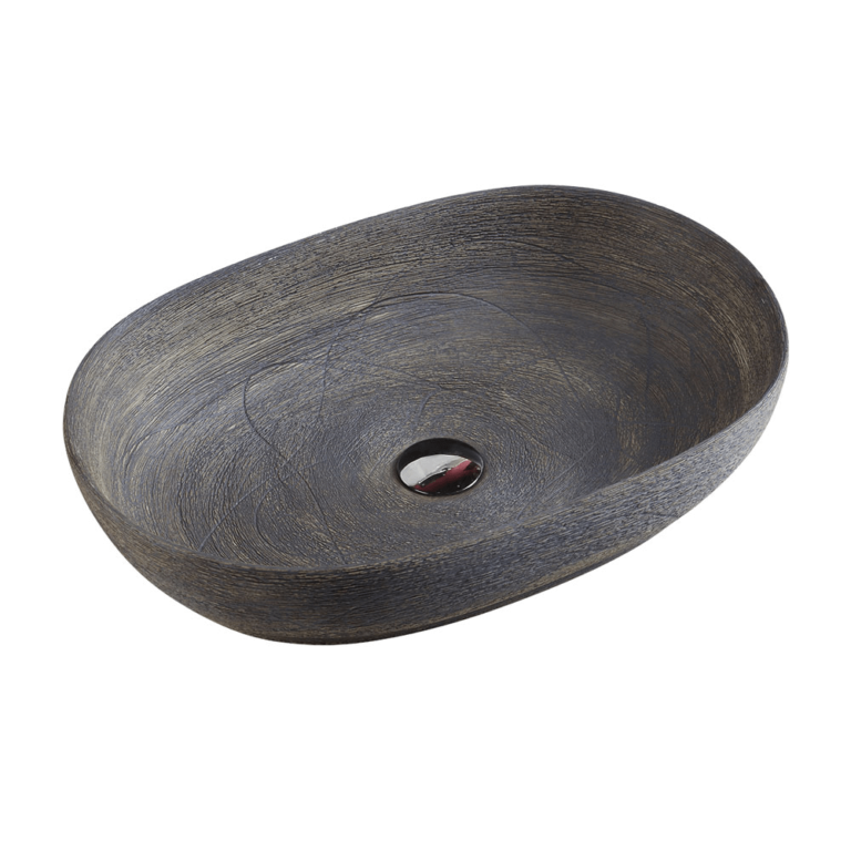 UNICASA VALE-95-NO VALE ABOVE COUNTER OVAL BASIN NATURAL OAK