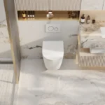 UNICASA ZAWH ZARA 66 RIMLESS WALL HUNG PAN GLOSS WHITE
