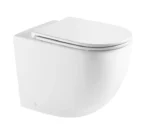UNICASA RAWH RAUL 66 RIMLESS WALL HUNG PAN GLOSS WHITE