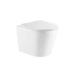 UNICASA ZAWH ZARA 66 RIMLESS WALL HUNG PAN GLOSS WHITE
