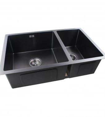1.2mm Handmade Concrete Grey Round Corners Double Bowls Top / Undermount / Flush Mount Kitchen Sink 715x450x200mm_5da8d1ba7623f.jpeg