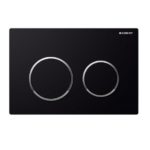 GEBERIT 115.240.KM.1 KAPPA21KM ROUND DUAL FLUSH BUTTONS BLACK