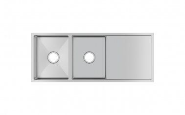 1160x460x230mm 1 2mm handmade top undermount double bowls kitchen sink 5da8d1e43355c