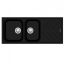1160x500x200mm Black Granite Quartz Stone 1 and 3/4 Kitchen Sink Double Bowls Drainboard Topmount_5da8d198b0600.jpeg
