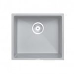 457 x 406 x 200mm carysil concrete grey single bowl granite stone kitchen laundry sink top flush under mount 5da8d05223170
