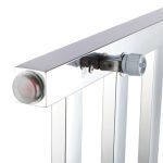 AQUAPERLA CH08.S.HTR SQUARE ELECTRIC HEATED TOWEL RACK 8 BARS CHROME