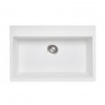 780 x 510 x 220mm carysil white single bowl granite stone kitchen sink top under mount 5da8d02fefb89