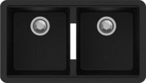 824 x 481 x 241mm carysil black double bowls granite undermount kitchen sink 5da8d17643598