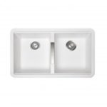 824 x 481 x 241mm carysil white double bowls granite undermount kitchen sink 5da8d17ceba3e