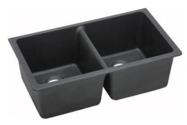 black kitchen sink granite stone under mount double bowls 838476241mm 5da8d1db8f81f 1
