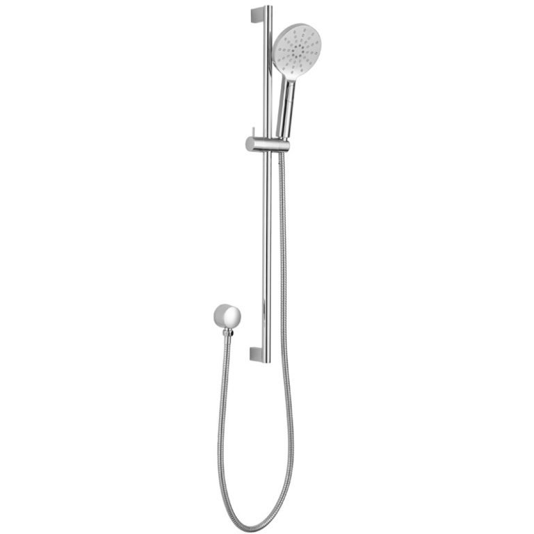 ACL PSH036 CORA ROUND SLIDING SHOWER RAIL WITH HAND SHOWER CHROME  & COLOURED