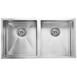 eden double bowls above undermount sink r10 corner ps400dr 5daa488c28fe6