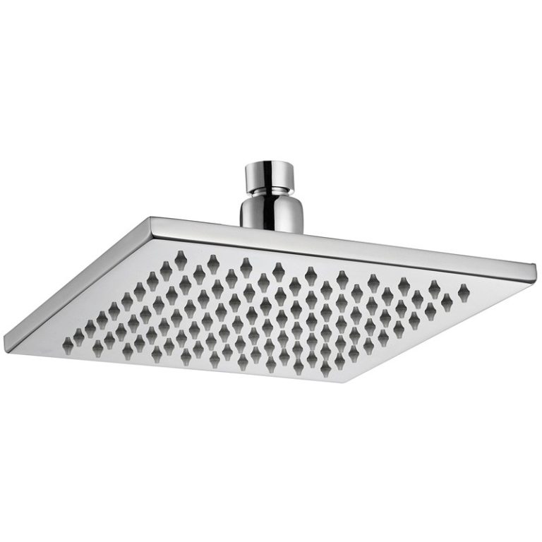 ACL PRB1067N EDEN SQUARE BRASS SHOWER HEAD 200MM CHROME & COLOURED