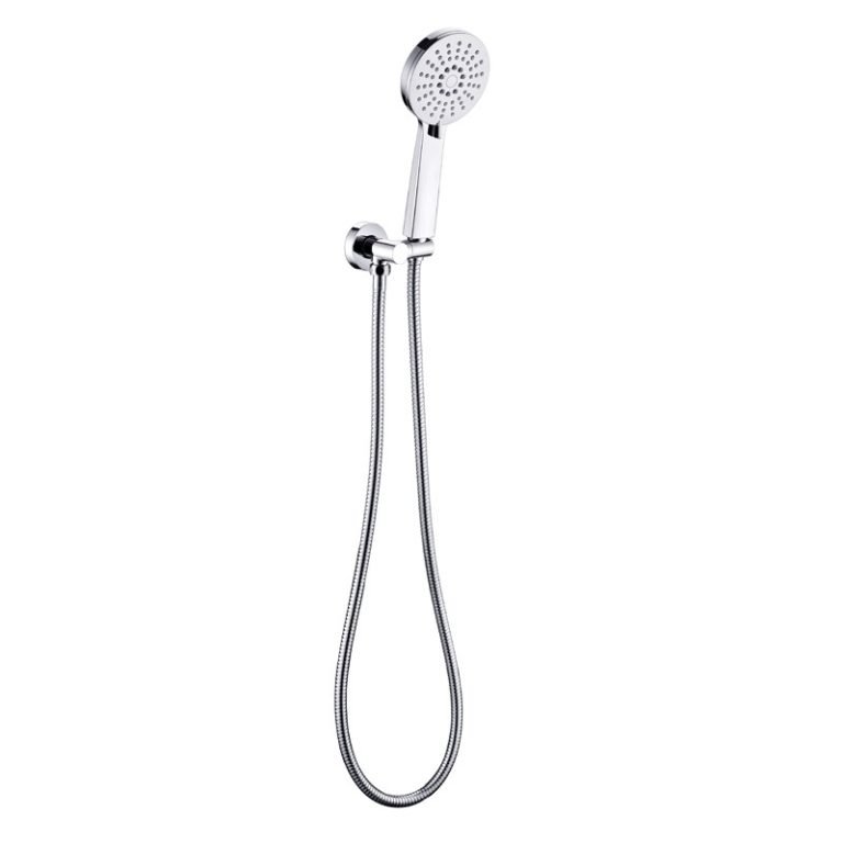 ACL PSH029-1 MAYA ROUND HAND SHOWER ON WALL OUTLET BRACKET CHROME