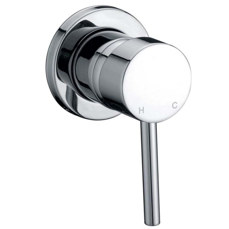 ACL PC3003SB OTUS PIN HANDLE WALL MIXER CHROME / MATTE BLACK