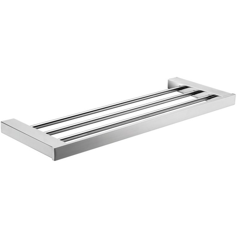 ACL 6482 ROSA TOWEL SHELF 600MM CHROME / MATTE BLACK