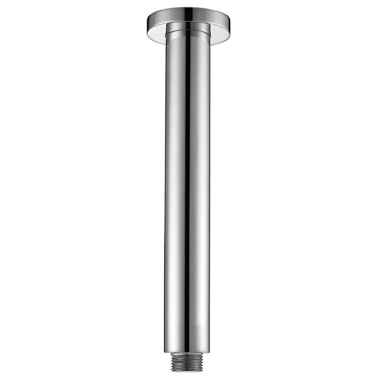 ACL PRY001C ROUND VERTICAL SHOWER ARM 200MM CHROME