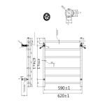 AQUAPERLA CH06.S.HTR SQUARE ELECTRIC HEATED TOWEL RACK 6 BARS CHROME