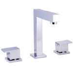 ACL PQK90NZ04A SQUARE BASIN TAP SET CHROME