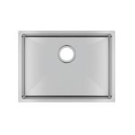 AQUAPERLA TWM10 1.2MM HANDMADE 304 STAINLESS STEEL SINGLE BOWL KITCHEN SINK 600x450x230MM CHROME