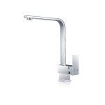 AQUAPERLA CH1010.KM SQUARE KITCHEN SINK MIXER CHROME