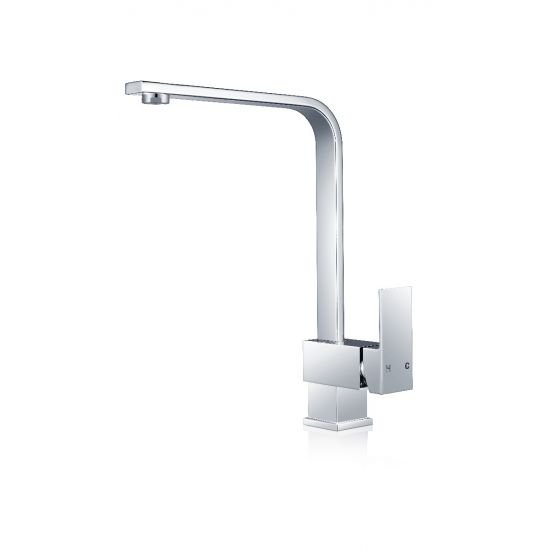 AQUAPERLA CH1010.KM SQUARE KITCHEN SINK MIXER CHROME