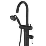 FIENZA 202113BK ELEANOR FLOOR MIXER & SHOWER MATTE BLACK / CERAMIC