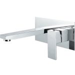 FIENZA 217106 JET WALL MIXER WITH SPOUT CHROME