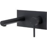 FIENZA 225106B HUSTLE WALL MIXER WITH SPOUT MATTE BLACK