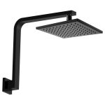 FIENZA 411101B-A HUSTLE SQUARE GOOSENECK SHOWER ARM SET MATTE BLACK