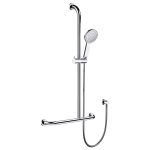 FIENZA 444113RH LUCIANA CARE INVERTED T-RAIL SHOWER RIGHT HAND CHROME