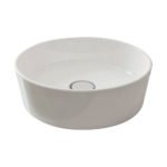 FIENZA 606000W RAK MOON ROUND ABOVE COUNTER BASIN GLOSS WHITE