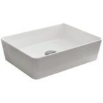 FIENZA 606200W RAK FEELING RECTANGULAR ABOVE COUNTER BASIN GLOSS WHITE