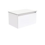 FIENZA 75H MANU WALL HUNG CABINET 750 GLOSS WHITE