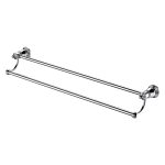 FIENZA 81008 LILLIAN DOUBLE TOWEL RAIL CHROME & COLOURED