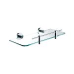 FIENZA 82707330 MICHELLE GLASS SHELF 330 CHROME