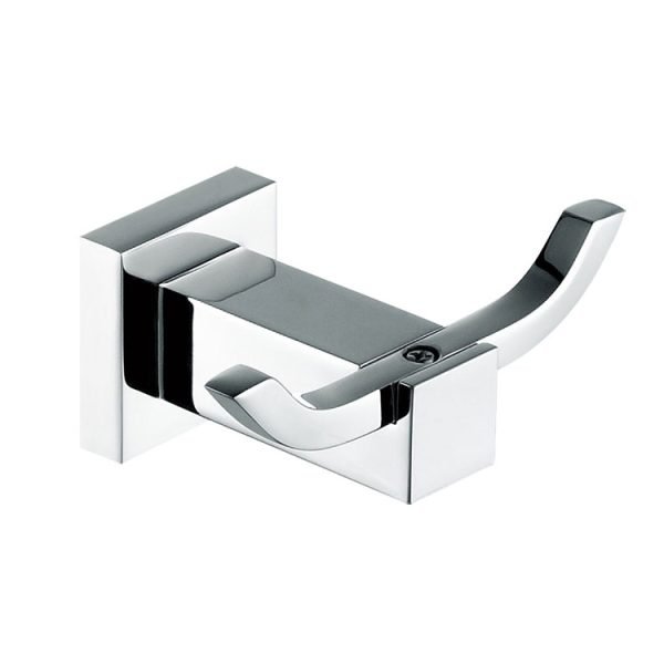 FIENZA 83004B MODENA DOUBLE ROBE HOOK CHROME