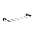 FIENZA 83008 MODENA DOUBLE TOWEL RAIL 600MM CHROME
