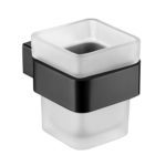 FIENZA 85005 KOKO TUMBLER & HOLDER MATTE BLACK