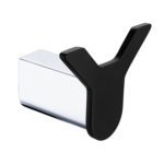 FIENZA 86004B LINCOLN DOUBLE ROBE HOOK MIXED FINISH