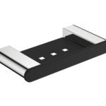 FIENZA 86006 LINCOLN SOAP SHELF CHROME & MATTE BLACK