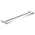 FIENZA 87008800 LINCOLN DOUBLE TOWEL RAIL 800MM MIXED FINISH